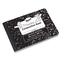 Pacon® 7.5" x 5" Black Marble Ruled Junior Composition Book, 12ct.