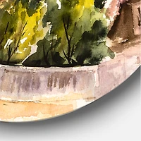 Designart - View of Old Polish City In Nature