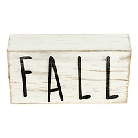 6" Distressed Wood Autumn Harvest Fall Sign