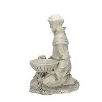 Design Toscano® 19" St. Francis Feeds the Animals Garden Statue