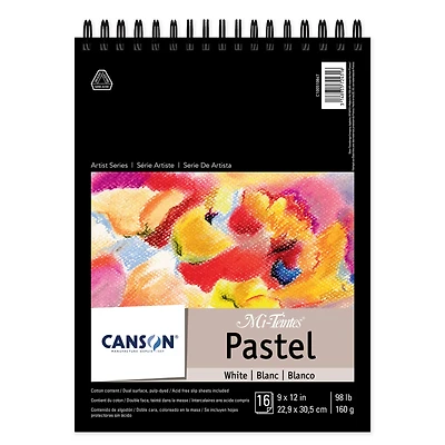 Canson® Mi-Teintes® Pastel with Glassine Pad, 9 x 12"