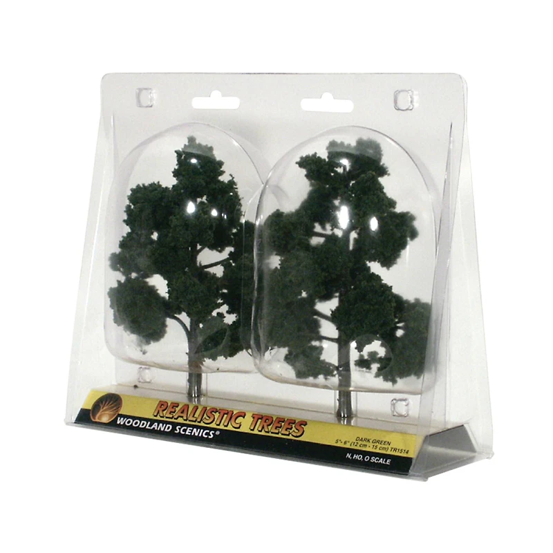 Woodland Scenics® 6'' Dark Green Ready Made Realistic Trees