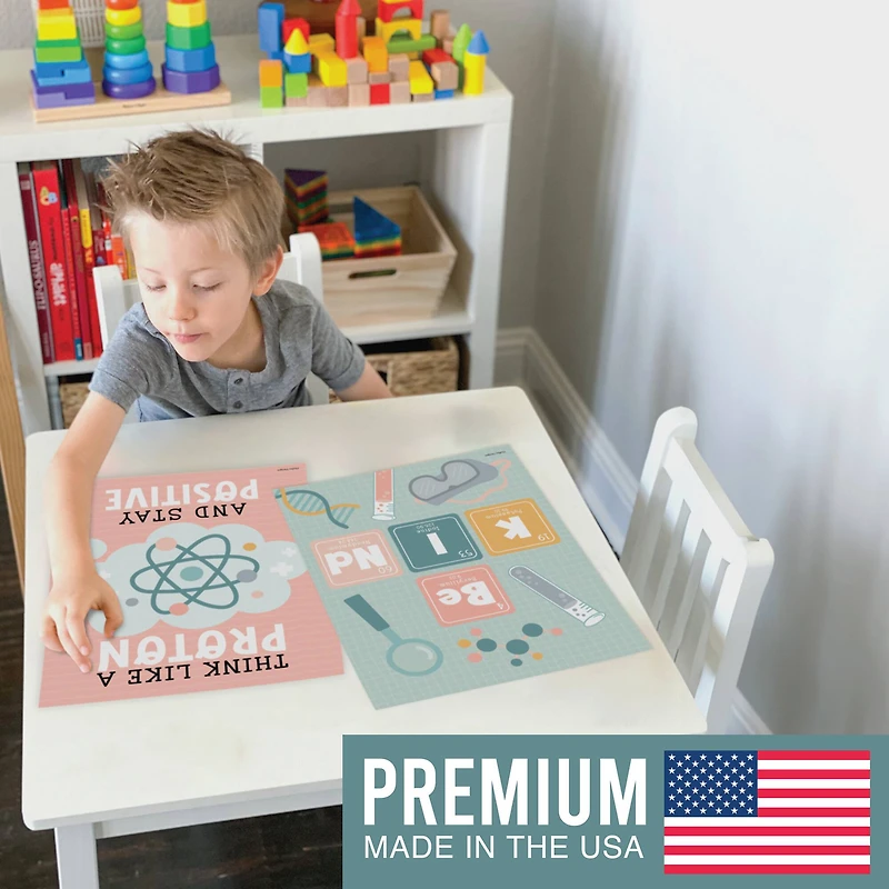 Hadley Designs 11" x 14" Boho Science Bulletin Board Classroom Décor Posters Set