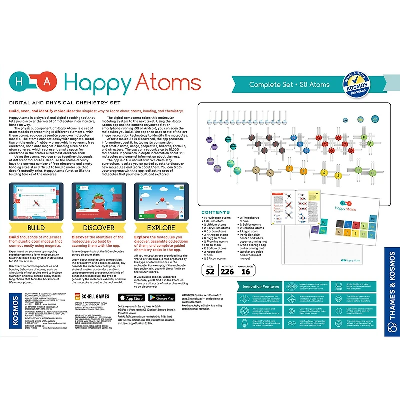 Thames & Kosmos Happy Atoms Complete Set