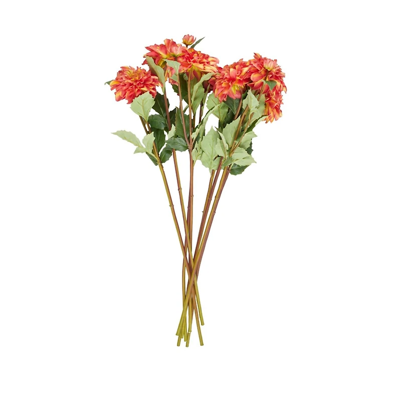 30" Red Dahlia Artificial Flower Stem, 8ct.