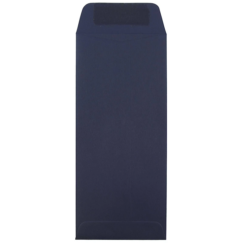 JAM Paper 4" x 9.5" Navy Blue Policy Business Premium Envelopes