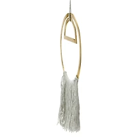 Hello Honey® Gold Round Metal Wall Hanging with Tassel