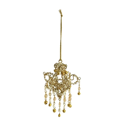Hello Honey® 6" Gold Chandelier Style Ornament