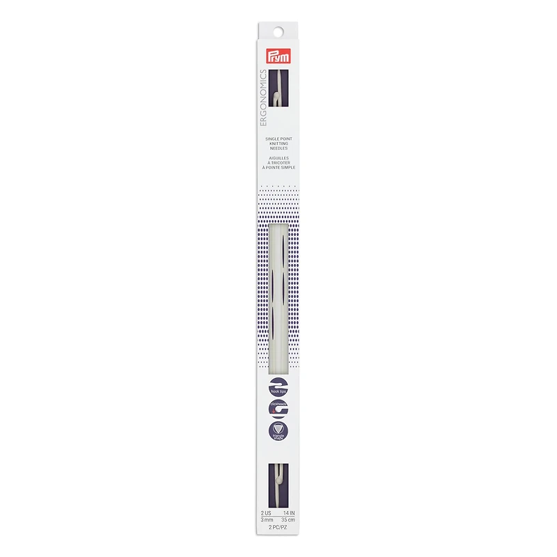 Prym Ergonomics Single Point Knitting Needles
