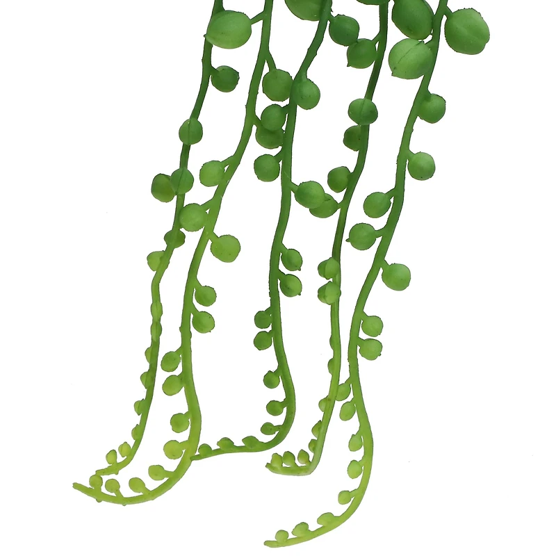 27" Hanging String of Pearls in White Ceramic Pot by Ashland®