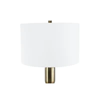 Hello Honey® 33" Metal Table Lamp with Glass Middle