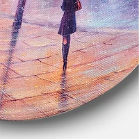 Designart - Big Ben and Woman With Red Umbrella In London