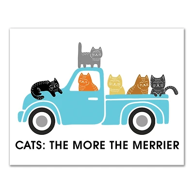 Cats: The More The Merrier Canvas Wall Art