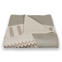 Warm And Cozy Mittens 50x60 Coral Fleece Blanket