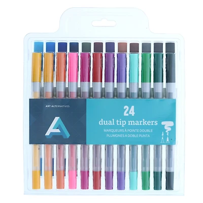 Art Alternatives 24 Color Dual Tip Marker Set