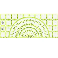 OmniAngle™ by Omnigrid® 4" x 24" Protractor Ruler