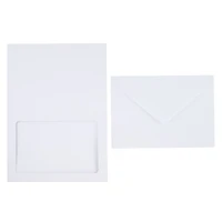 12 Packs: 10 ct. (120 total) 5" x 7" Frame Cards & Envelopes by Recollections