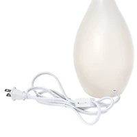 Creekwood Home Essentix 18.1" Off White Dewdrop Table Lamp