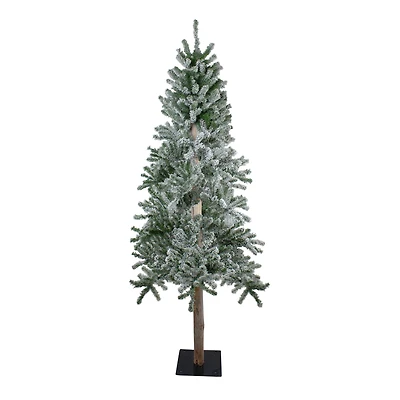 6ft. Unlit Flocked Alpine Artificial Christmas Tree