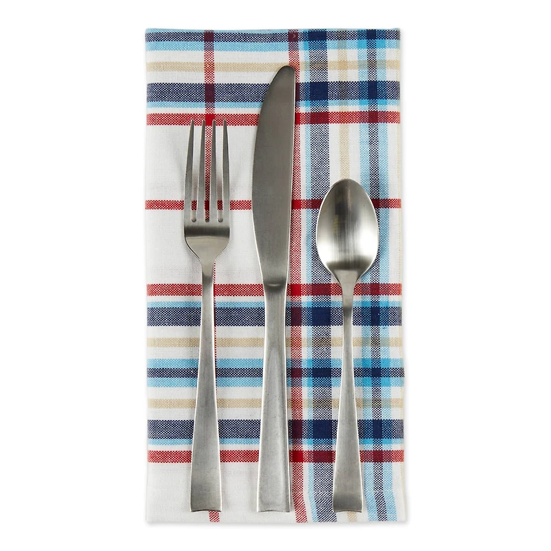 Lighthouse Plaid Napkin, 6ct.