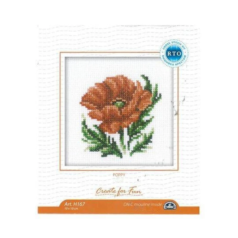 RTO Cross-Stitch Kit "Poppy"