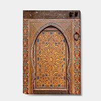 Designart - Ancient Door Painting Morroco