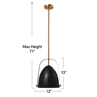Hello Honey® 5.9ft. 2-Tone Metal Ceiling Light