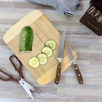 Kenmore® Elite Cooke 14-Piece Dark Brown Stainless Steel Cutlery Set