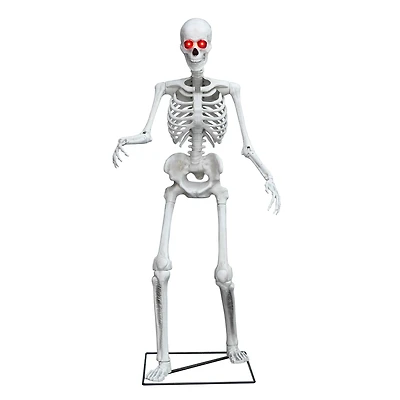 5ft. Skeleton with Red Light-Up Eyes by Ashland®