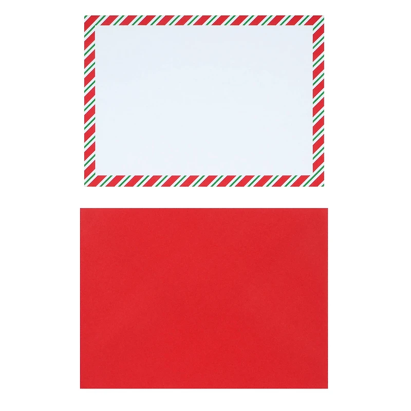 Red Stripe Card & Envelope Set by Recollections™