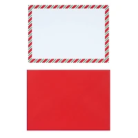 Red Stripe Card & Envelope Set by Recollections™