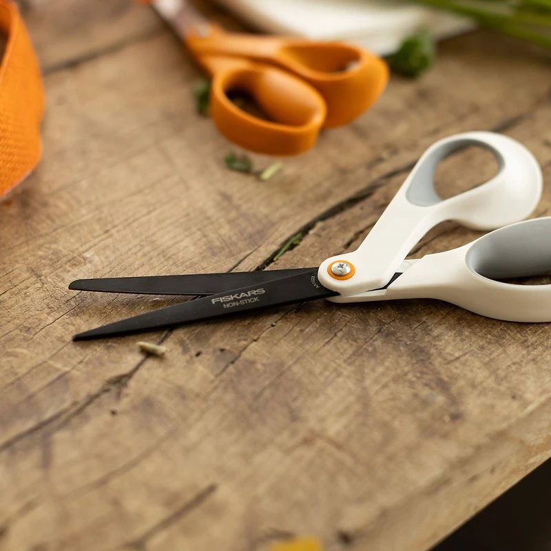 Fiskars® SoftGrip® 8" Non-Stick Scissors