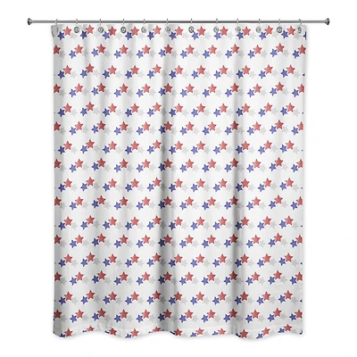 Retro USA Pattern Shower Curtain