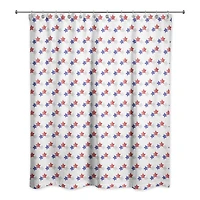 Retro USA Pattern Shower Curtain