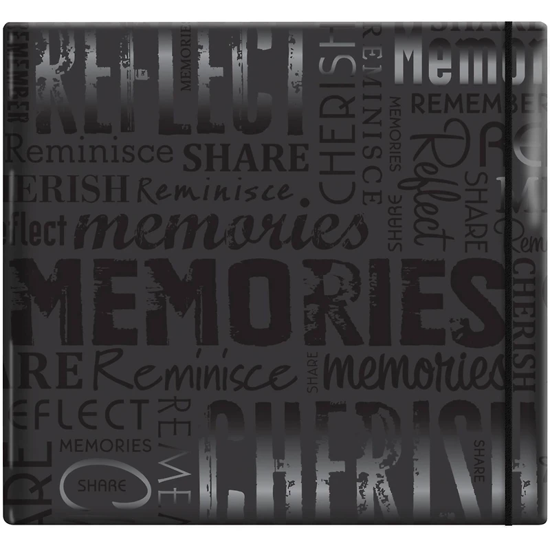 MBI Memories Black Gloss Post Bound Album