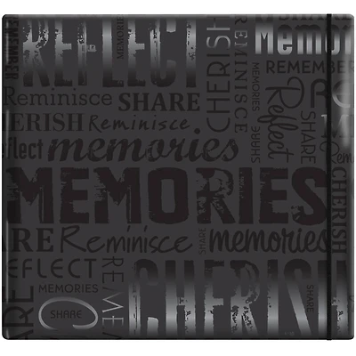MBI Memories Black Gloss Post Bound Album