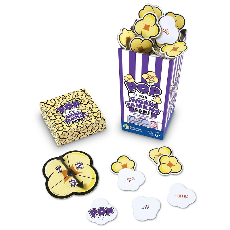 Learning Resources Pop for Word Families Game