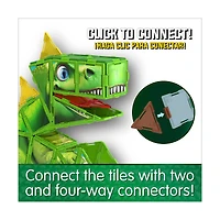 Techno Tiles - Dinosaur: 200+ Pcs