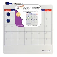 Charles Leonard Magnetic Dry Erase Calendar Set, 6ct