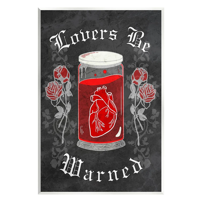 Stupell Industries Spooky Heart In Jar Wall Plaque Art