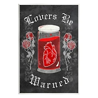 Stupell Industries Spooky Heart In Jar Wall Plaque Art