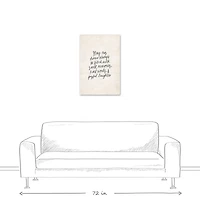 Sweet Memories, Kind Words, Joyful Laughter 20" x 30" Canvas Wall Art