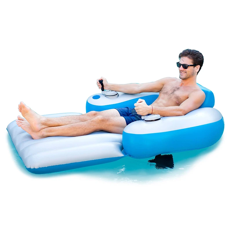 PoolCandy 67" Splash Runner Motorized Luxury Pool Lounger
