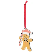 Gingerbread Man with Rolling Pin Christmas Ornament - 3"