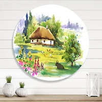 Designart - Rural House In Blossoming Greenlands