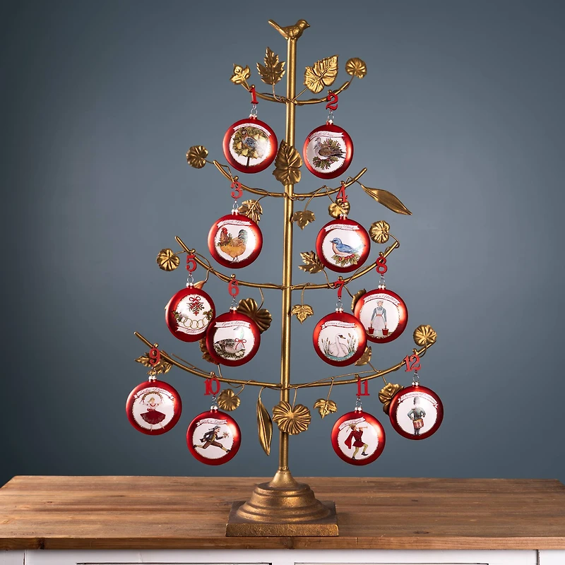 Twelve Days of Christmas Ornament Set