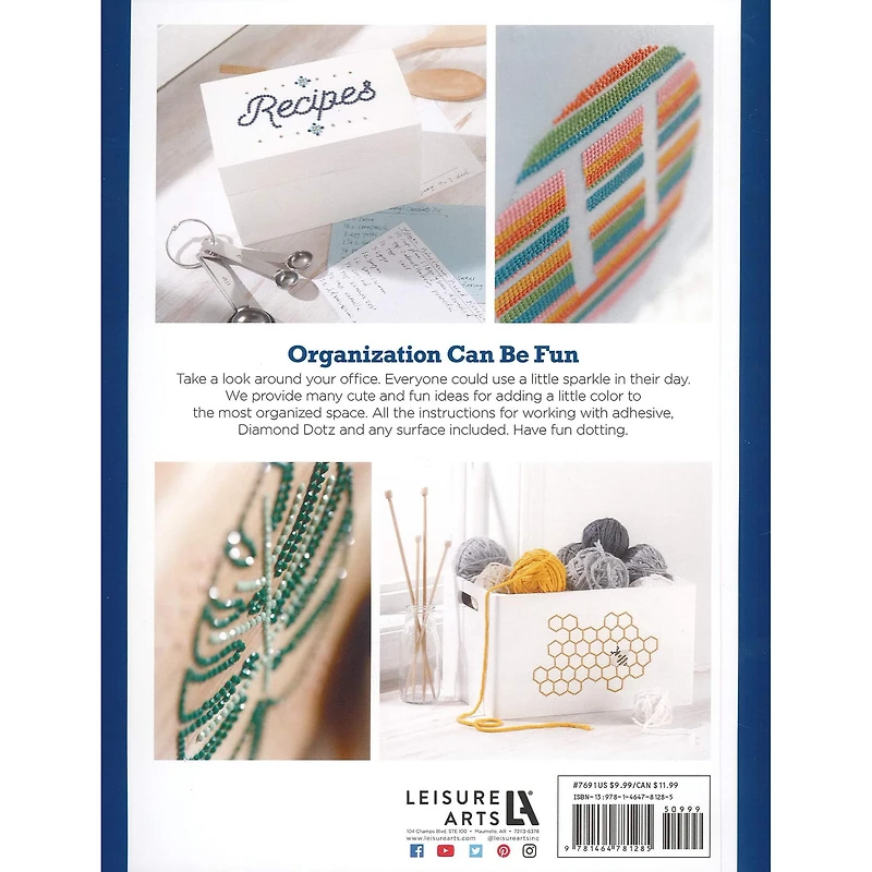 Diamond Art Sparkle Storage Book