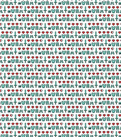 Mojang Minecraft Diamond Icons Cotton Fabric