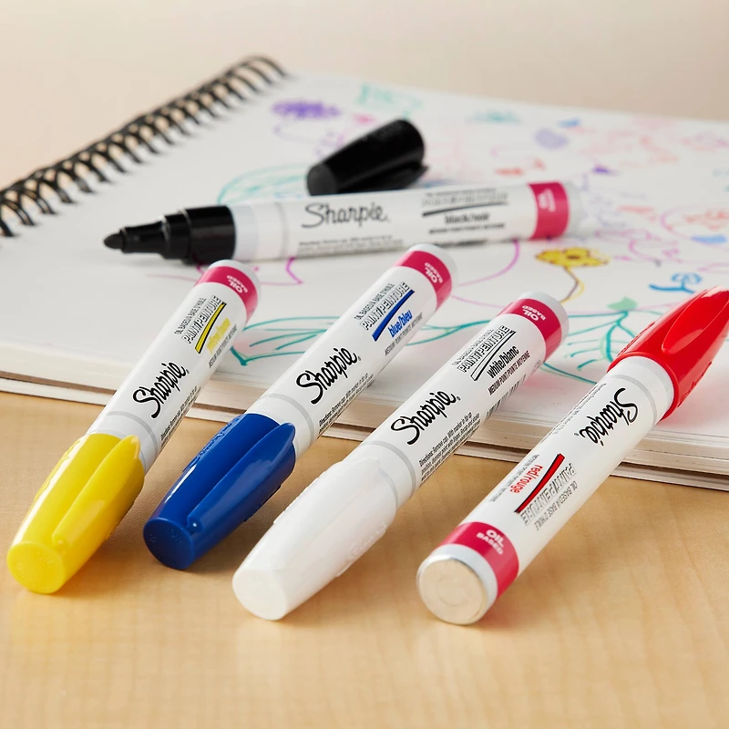6 Packs: 5 ct. (30 total) Sharpie® Oil-Based Primary Paint Markers