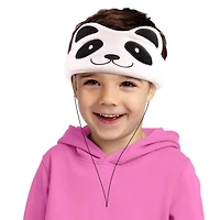 Contixo H1 Adjustable Fleece Headband Headphones, Panda